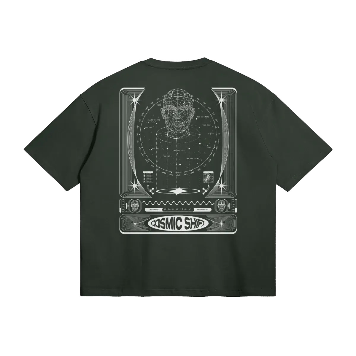 COSMIC SHIFT Boxy T-Shirt, back