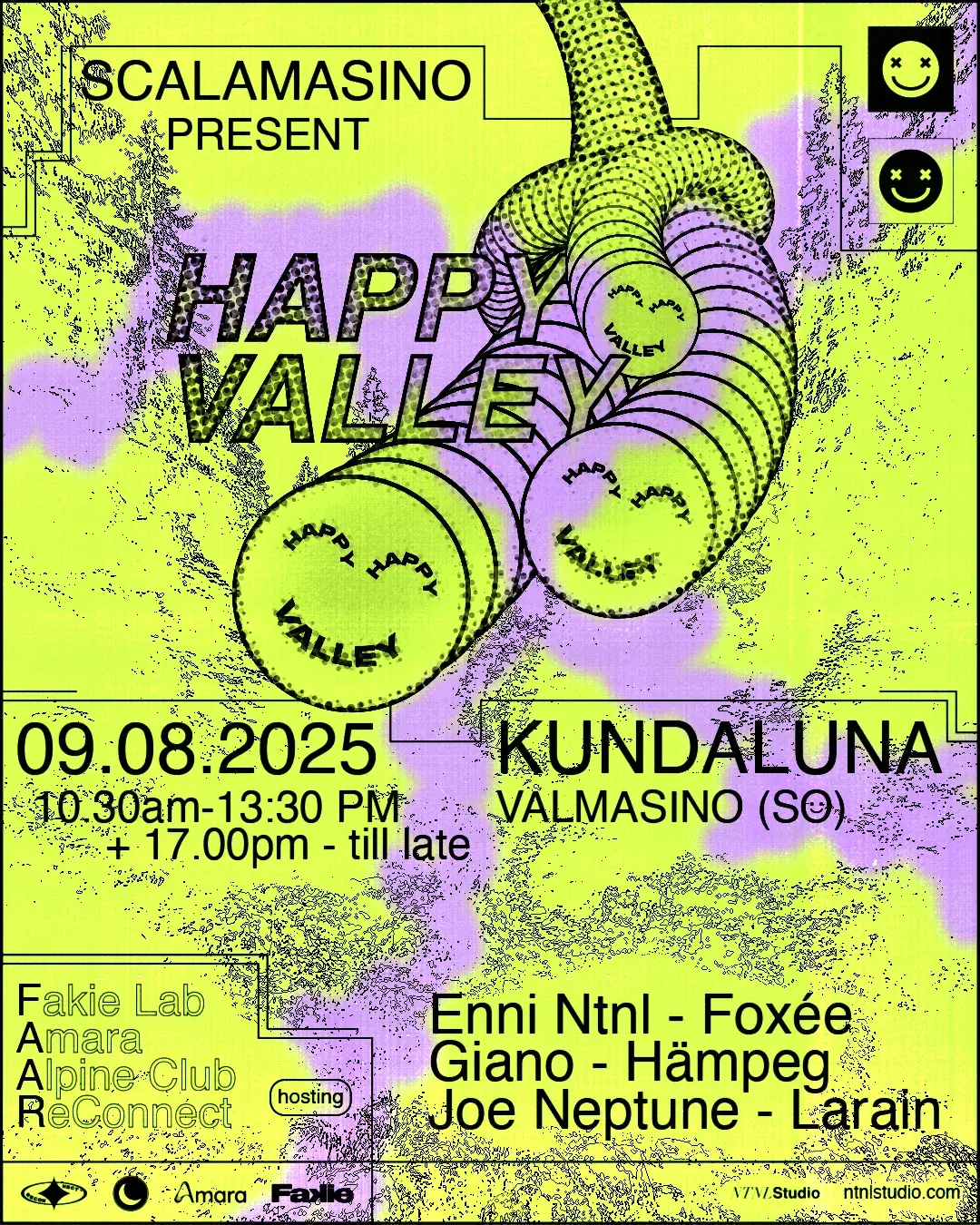 Happy Valley — Kundaluna — 09 AUG 2025 — ReConnect event flyer