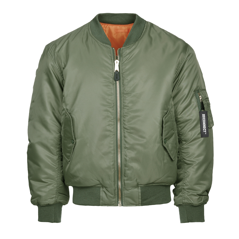 RECONNECT Bomber MA1, front