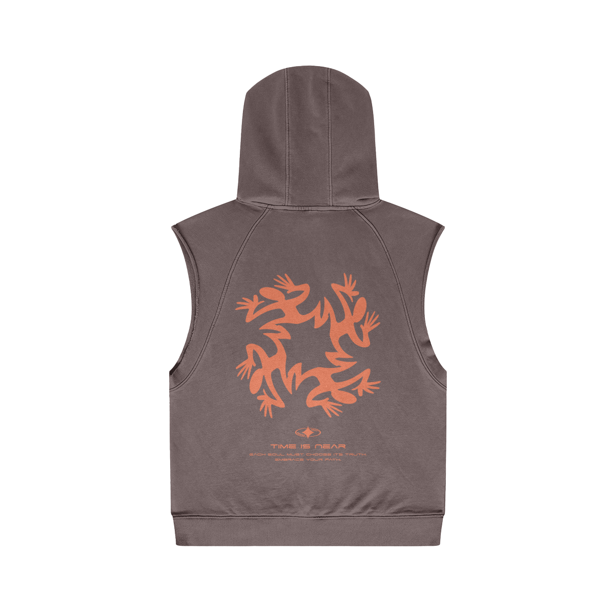 YOUR PATH Sleeveless Hoodie, back